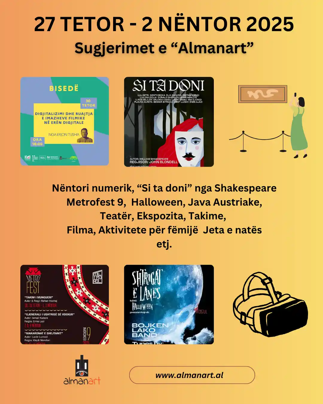 eventet e javës 27 tetor 2 nëntor 2025