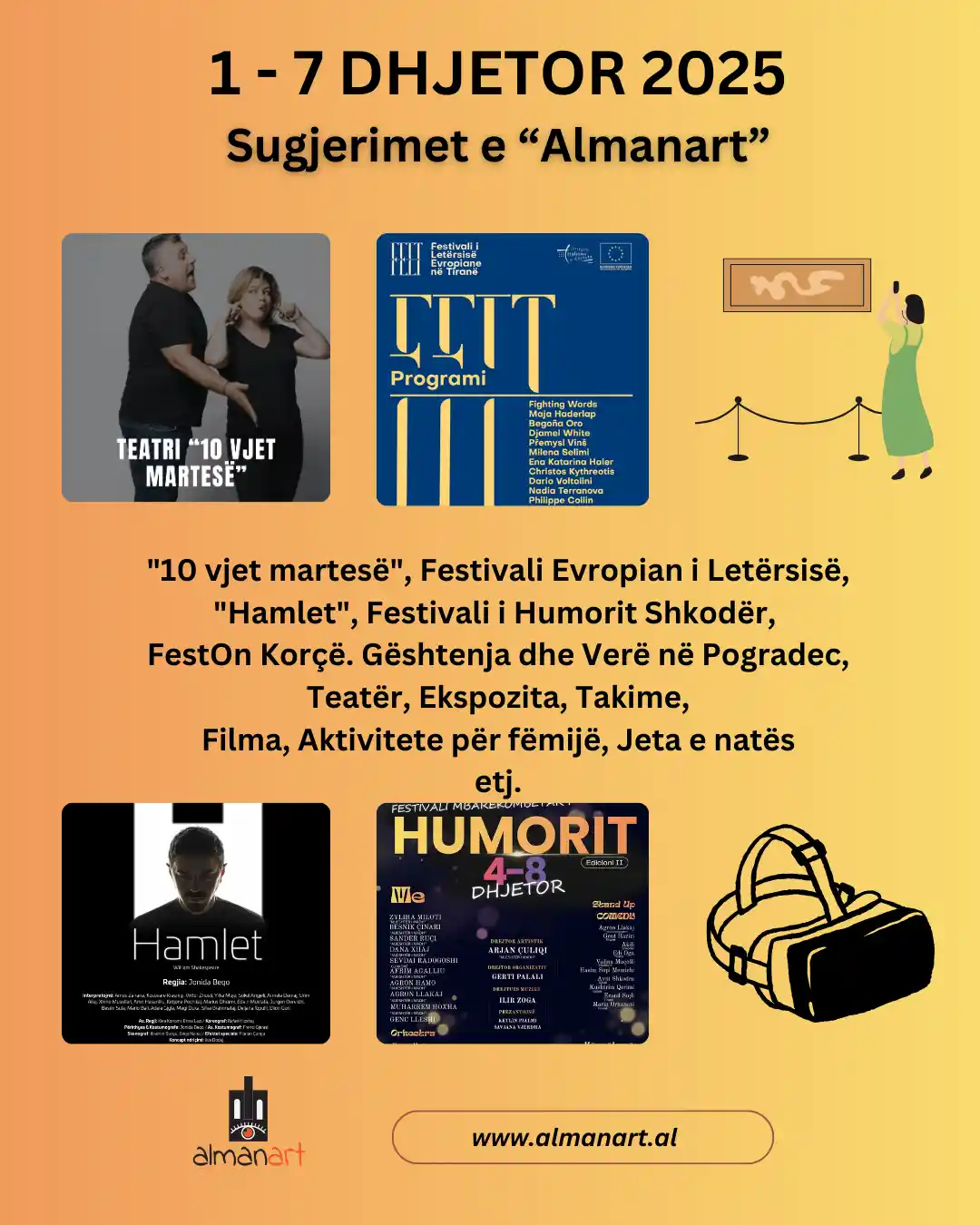 eventet e javës 1-7 dhjetor 2025