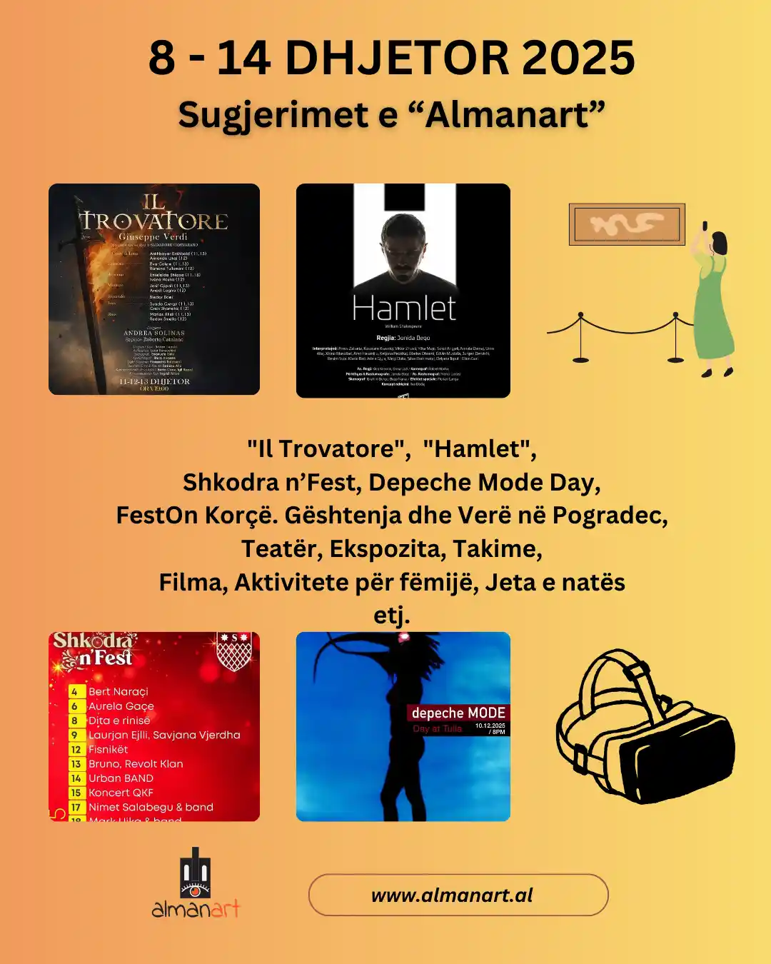 eventet kulturore 8-14 dhjetor 2025